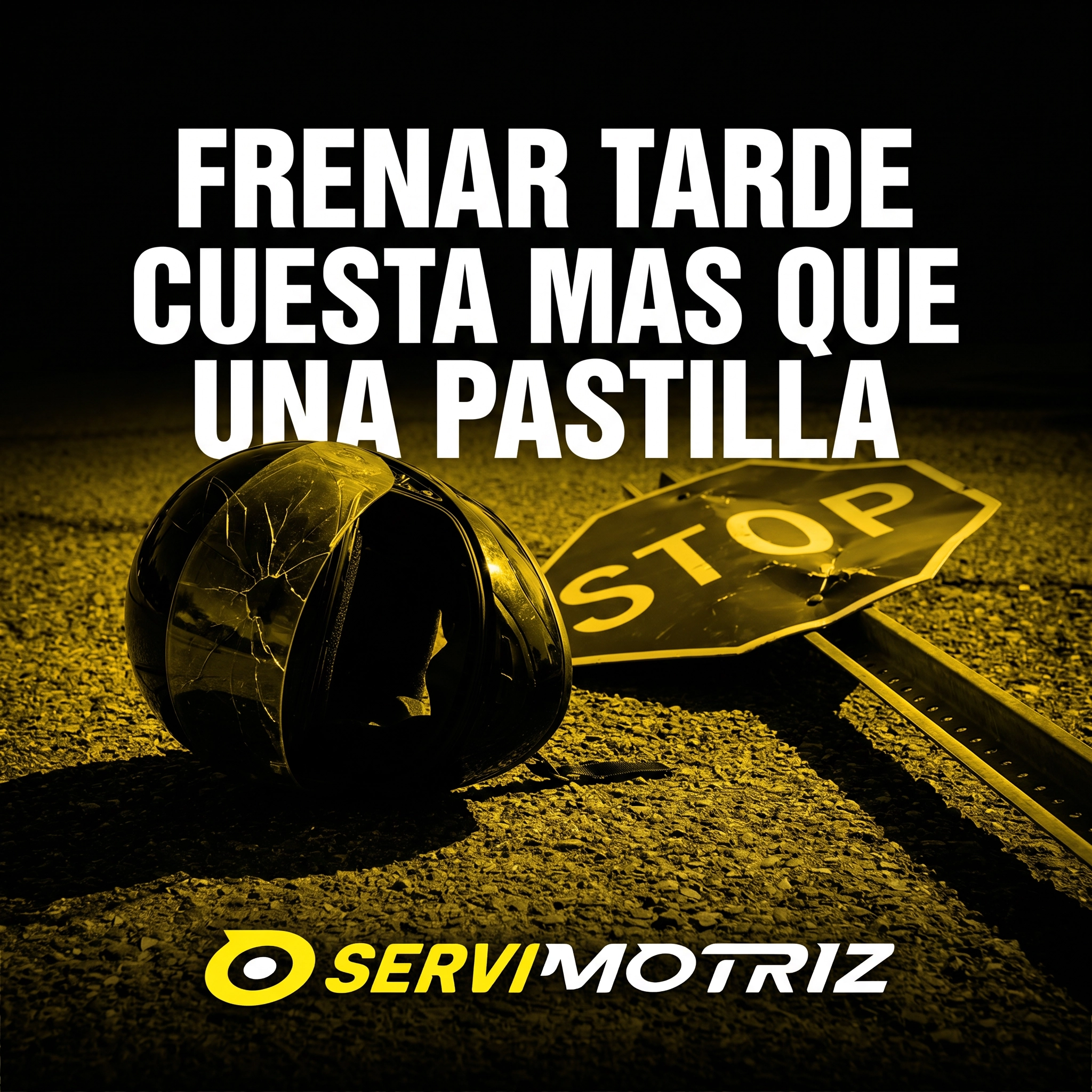 Frenar tarde cuesta más que una pastilla